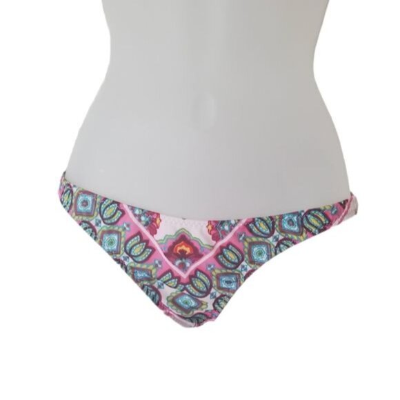 BIANCA COLETTI Bikini 2 Piece Small Floral Halter Bow Triangle Straps‎ Cheeky - Picture 10 of 11